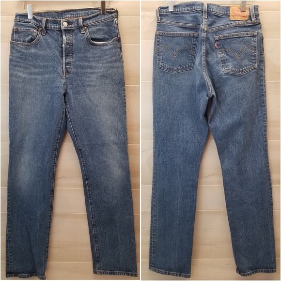 Levi's Other - {29x30} Levi's 501 Men's Buttonfly Jeans Medium Blue Wash